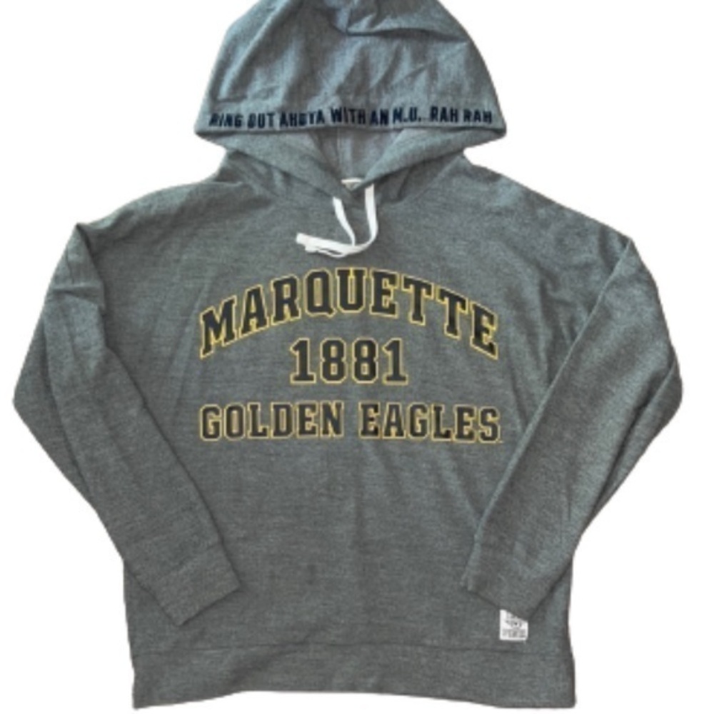 PINK Victoria’s Secret Marquette University tee hoodie size XS